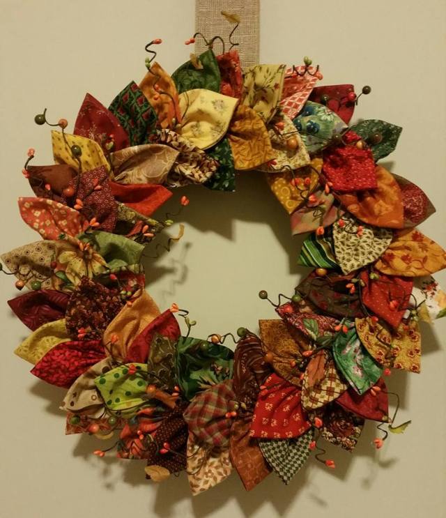 Fabric Wreath