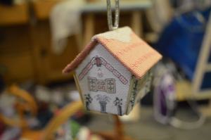 Cross-stitch house