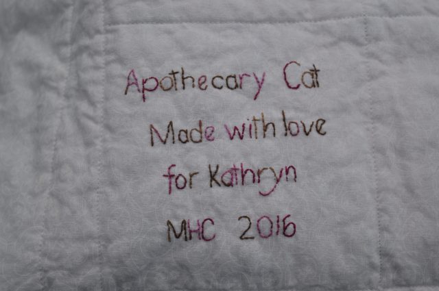 Apothecary Cat Quilt