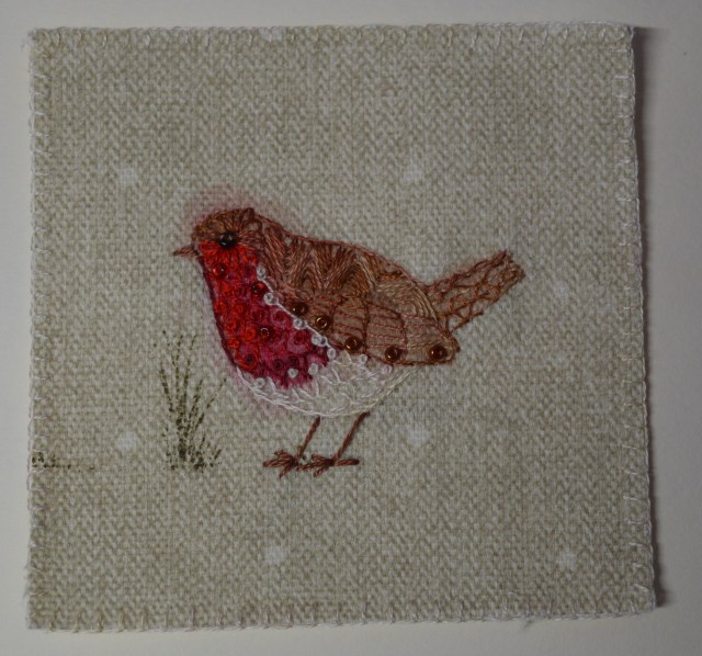 Robin Embroidery