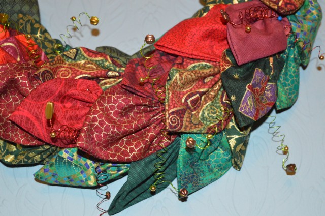 Fabric Christmas Wreath