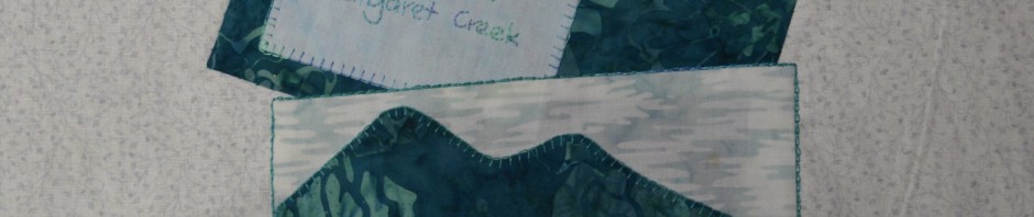 Signed Tealed & Delivered quilt block