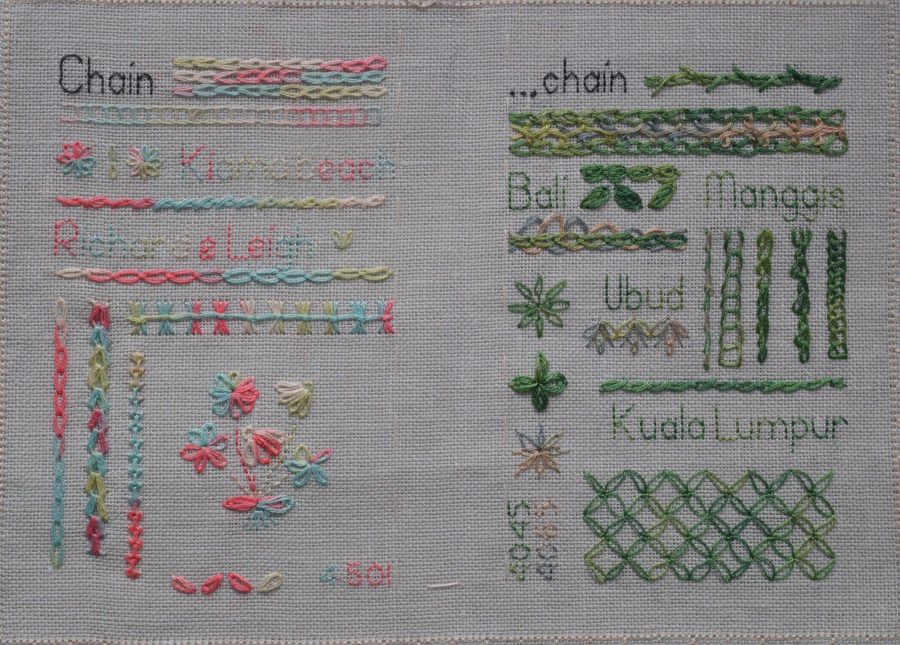 Stitch Sampler; www.thecraftycreek