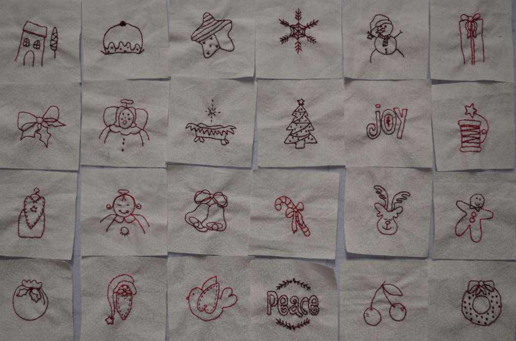 Advent stitching